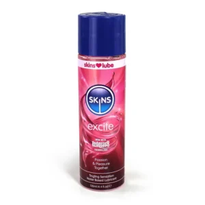 skins excite tingling water based lubricant 130ml