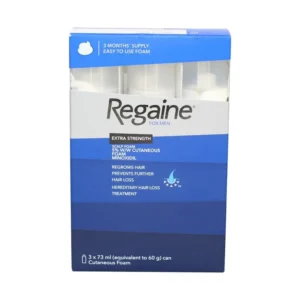 regaine for men extra strength scalp foam 3 months' supply