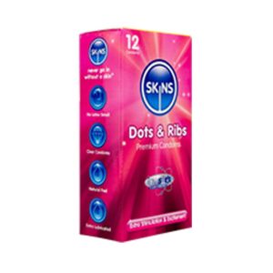 skins dots & ribs 12 condoms